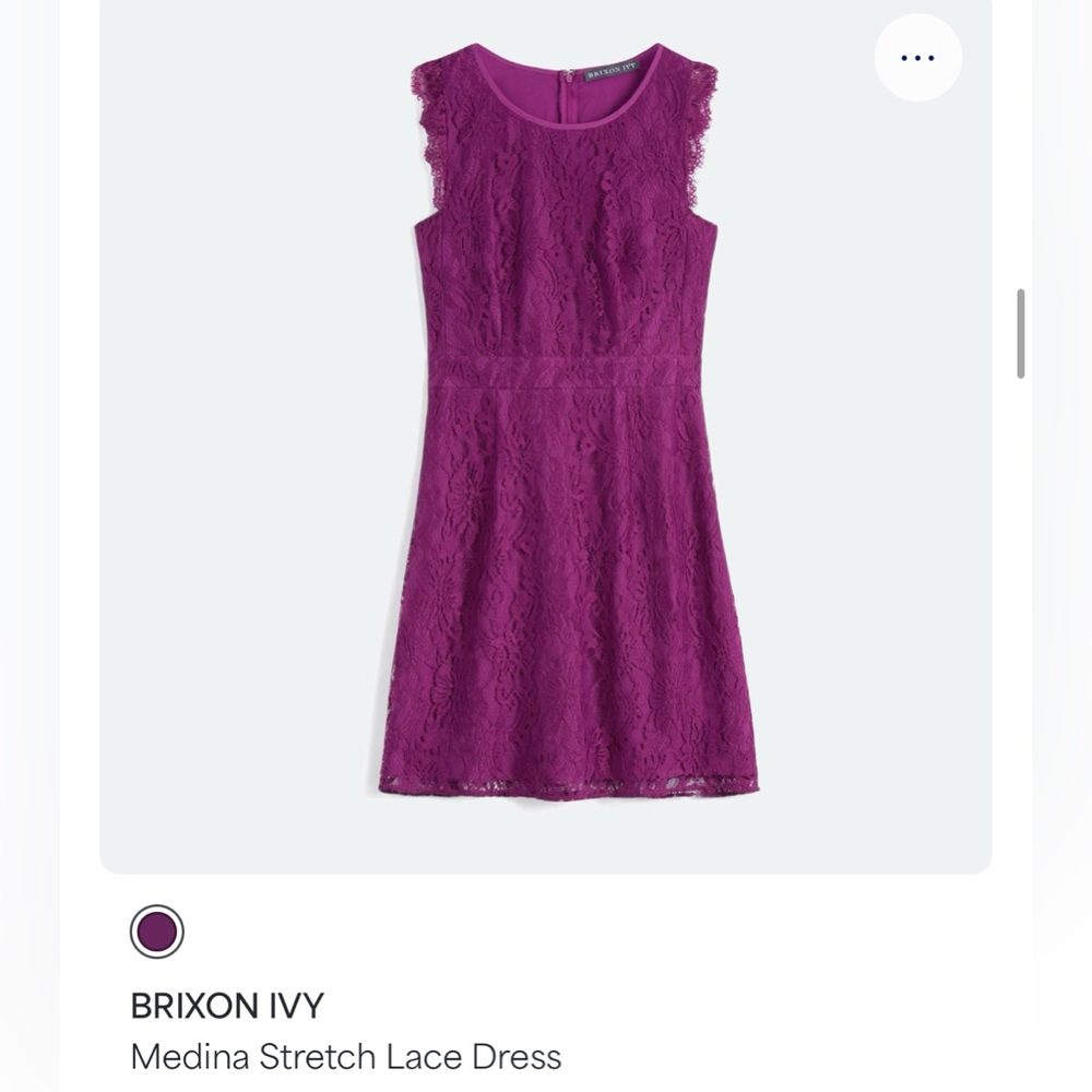 Brixon Ivy Dress in Rich Purple Lace